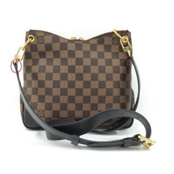 Louis Vuitton Odeon NM PM Damier Leather Shoulder Bag Ebene Brown - Picture 2 of 9